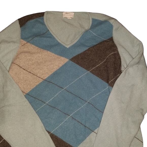 Charter Club V Neck Cashmere Sweater, XL - Picture 1 of 7